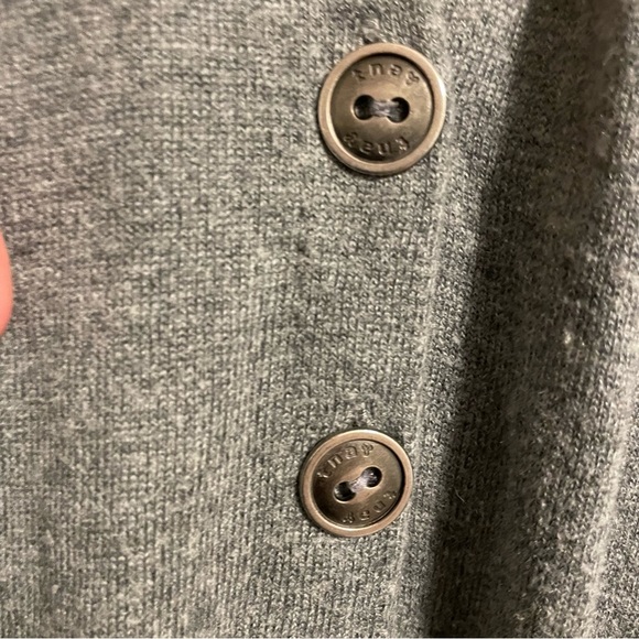 Aritzia Tna Light Gray Wool Button Up Sweater Vest - Picture 8 of 8